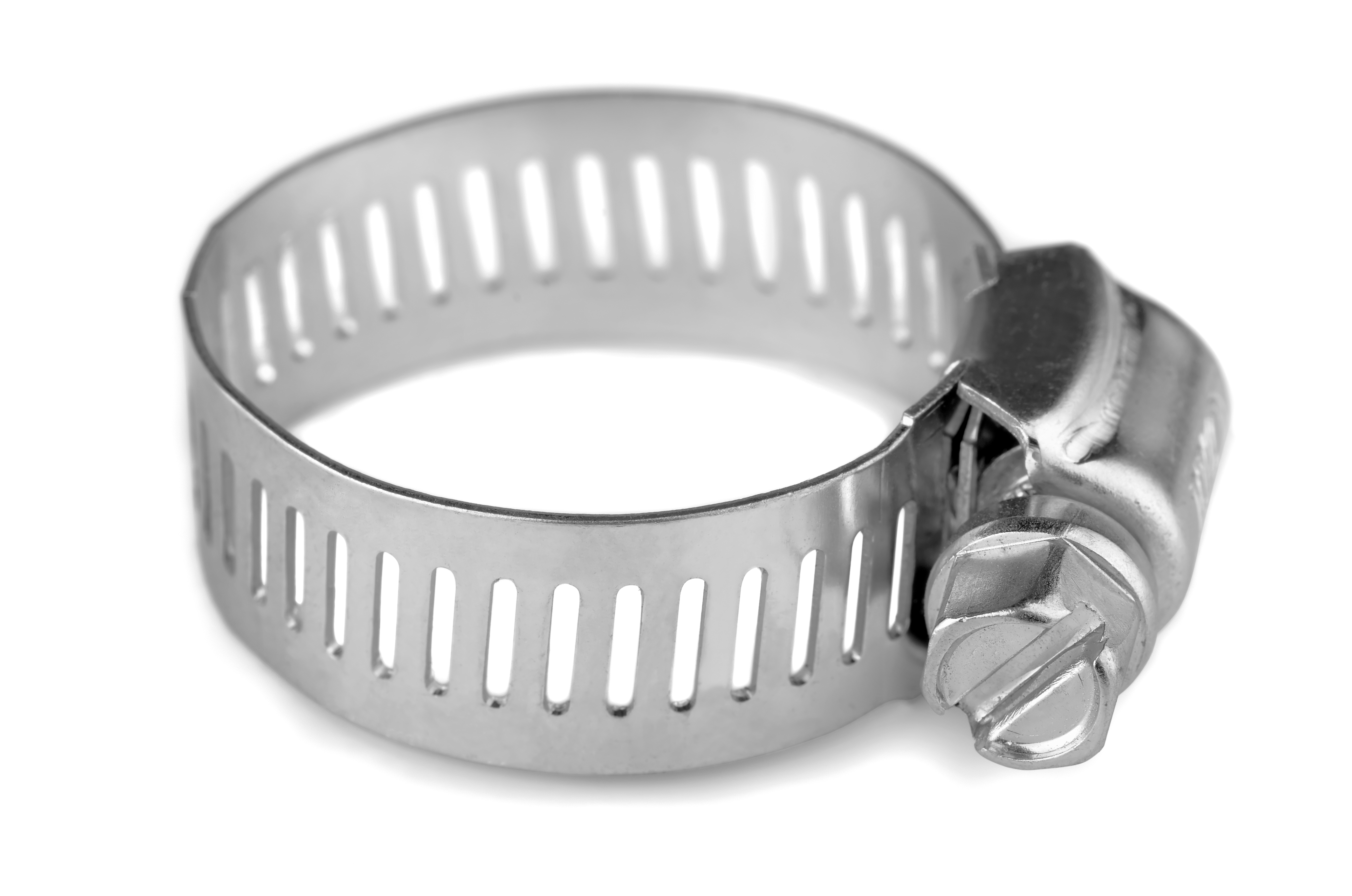 an image of a worm-geared hose clamp