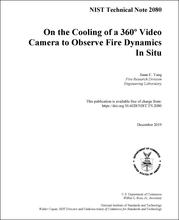 On the Cooling of a 360º Video Camera to Observe Fire Dynamics In Situ