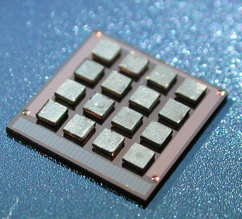 Photo of a silicon chip