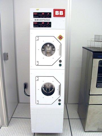 Photograph of the Semitool PSC-101 double stack spin rinse dryer.