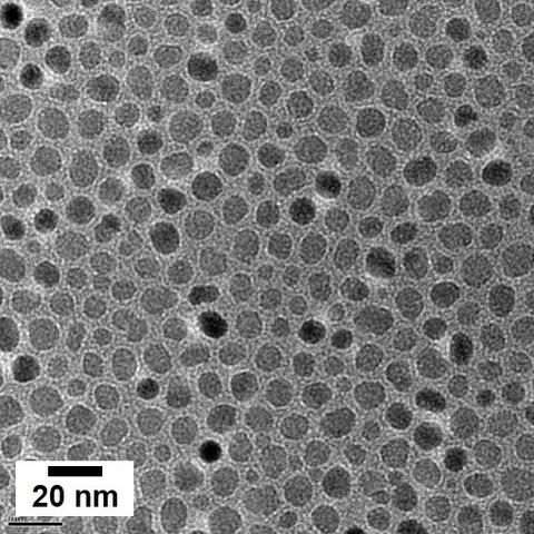 group of prototype nanoparticle cores