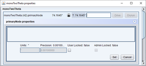 Widget for displaying node properties in Device Control panel