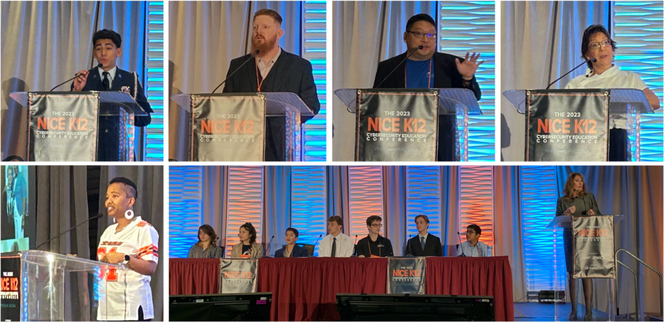 Collage of 2023 NICe K12 Conference Featured Speakers