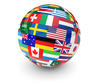World Flags International Business Globe