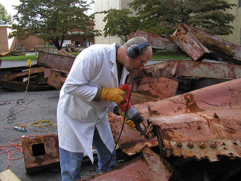 WTC - Images of Collected Steel for Repository