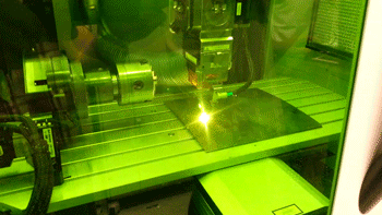 laser cutting video