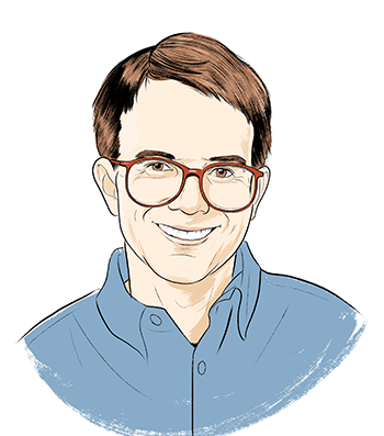Eric Cornell portrait illustration