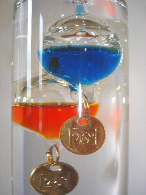 Galileo thermometer