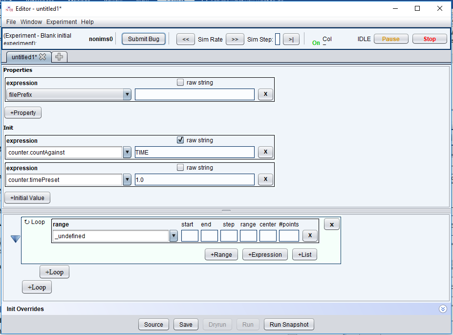 Default Trajectory in Editor