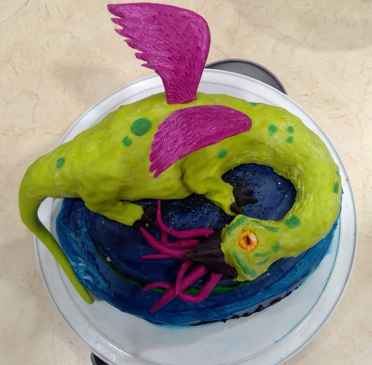 Jennifer Barrick's Snallygaster cake