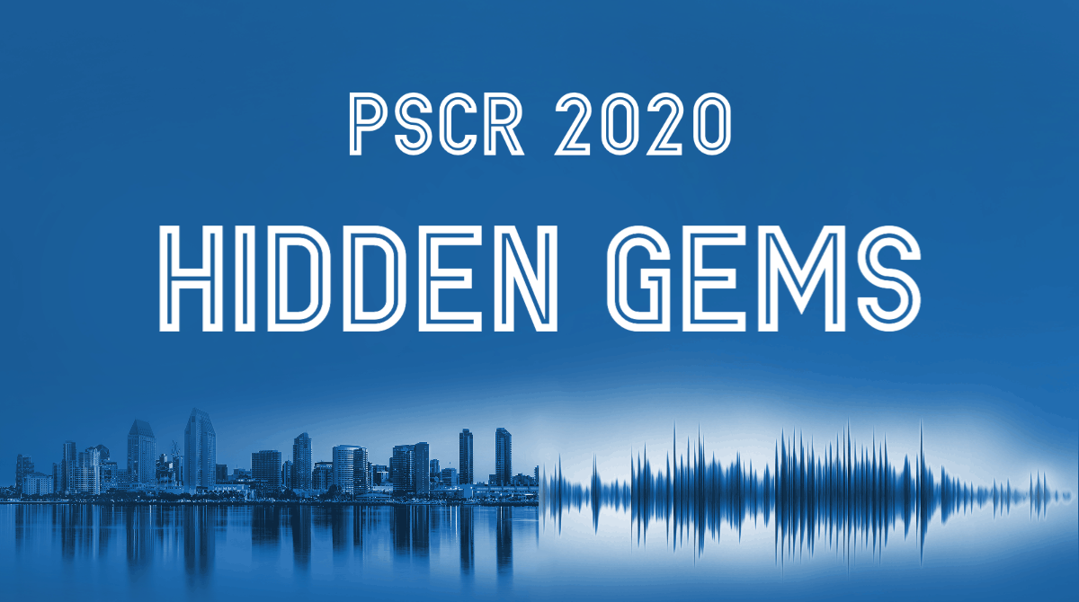 PSCR 2020 Hidden Gems laid over the San Diego Skyline