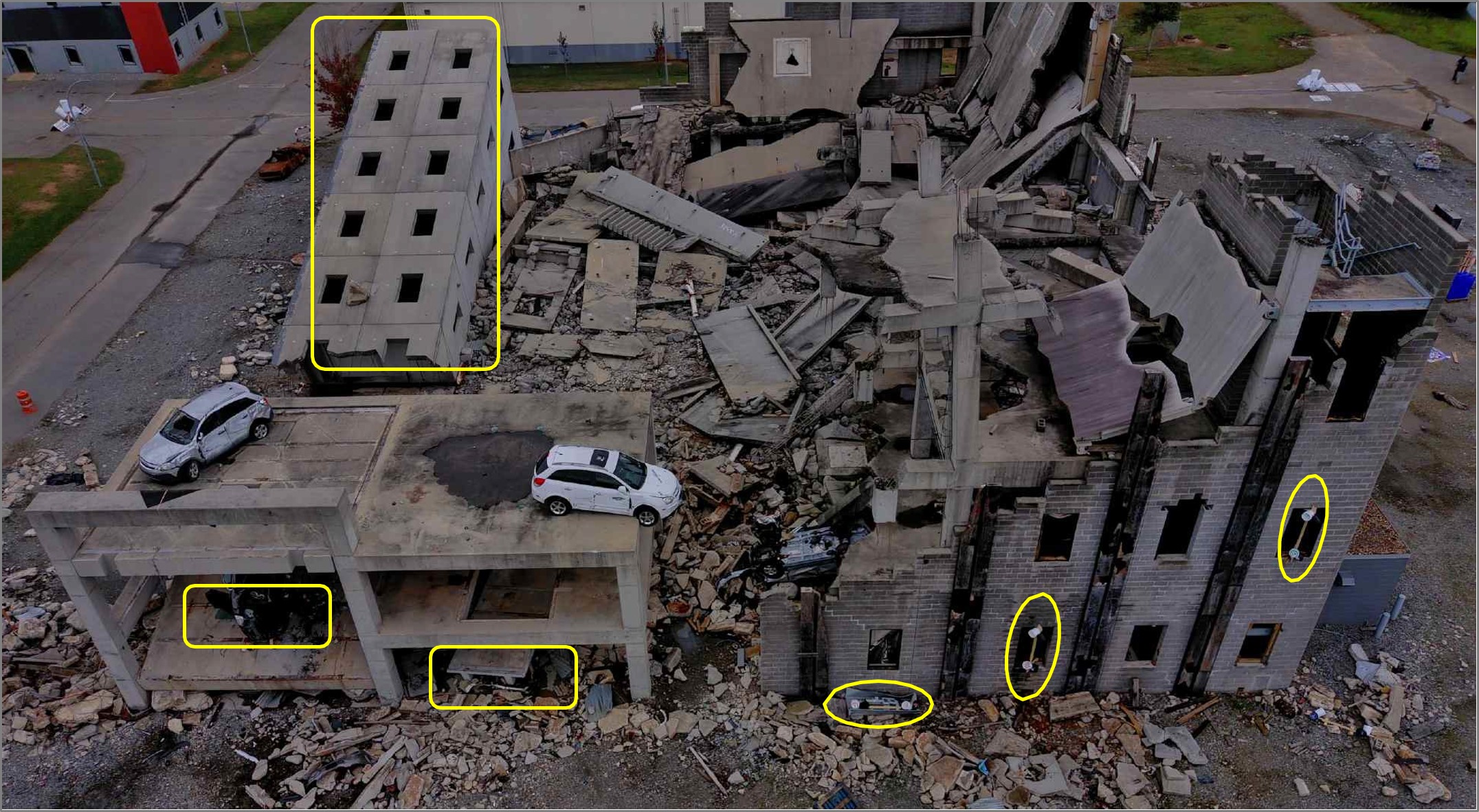 Obstructed Scenario: Structure Exterior Inspection