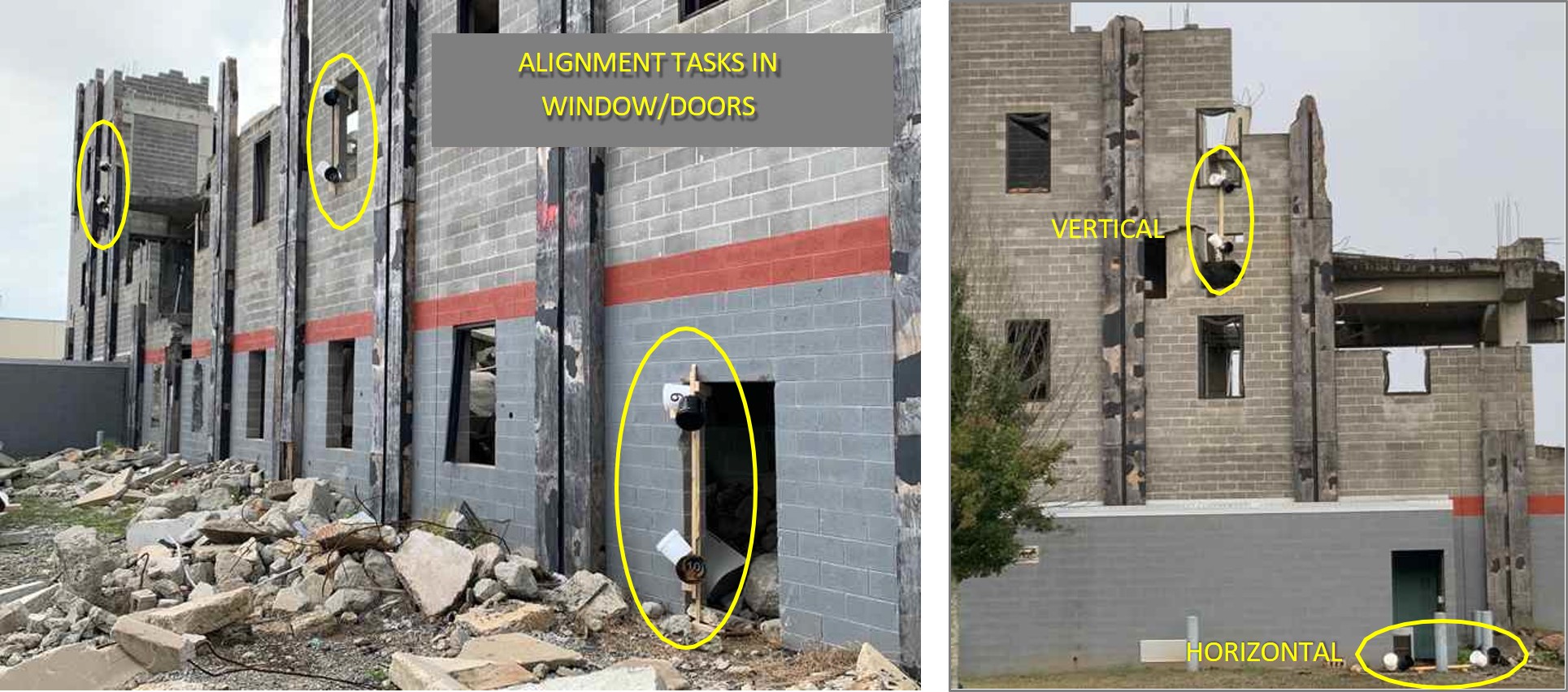 Obstructed Scenario: Structure Exterior Inspection