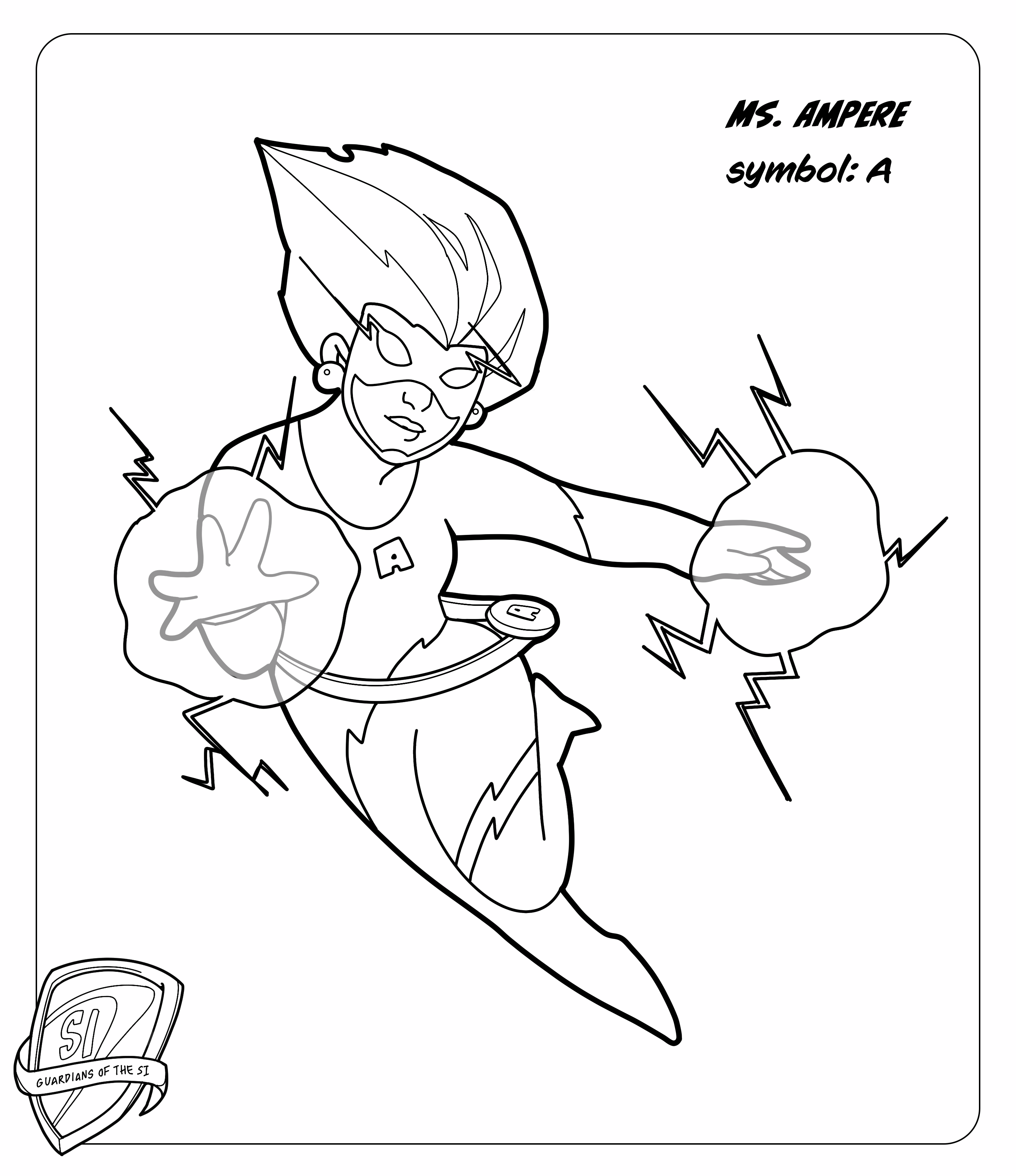 easy superhero coloring pages