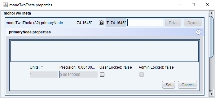 Widget for displaying node properties in Device Control panel