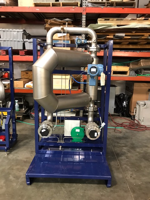 Large NIST OWM Coriolis mass flow meter