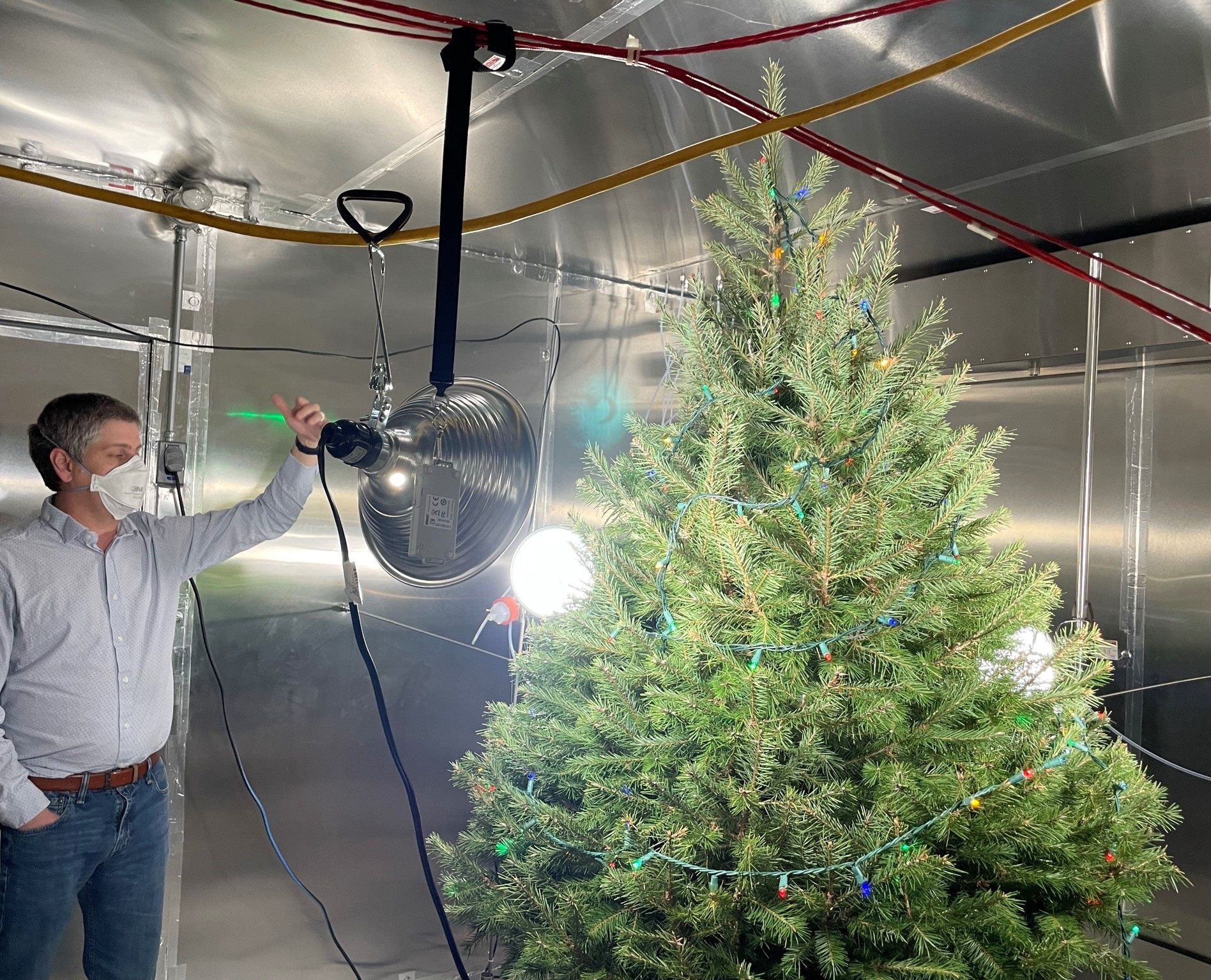 Live Christmas Trees Affect Indoor Air Chemistry, NIST Researchers Find