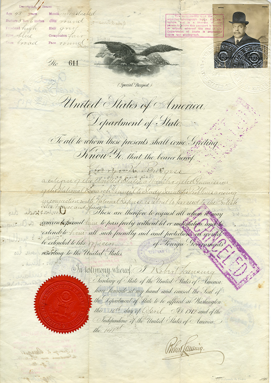 Image of Burgess Special Passport