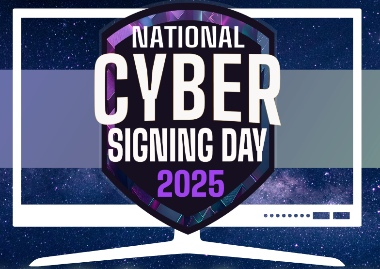 2025 National Cyber Signing Day Live Video Banner