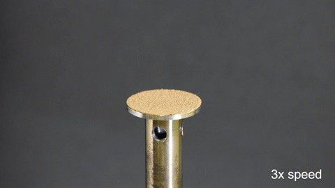 Example of ceramic paste loading