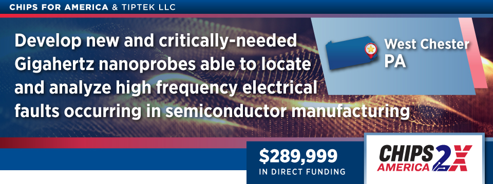 SBIR Tiptek WestChesterPA Award Page Banner