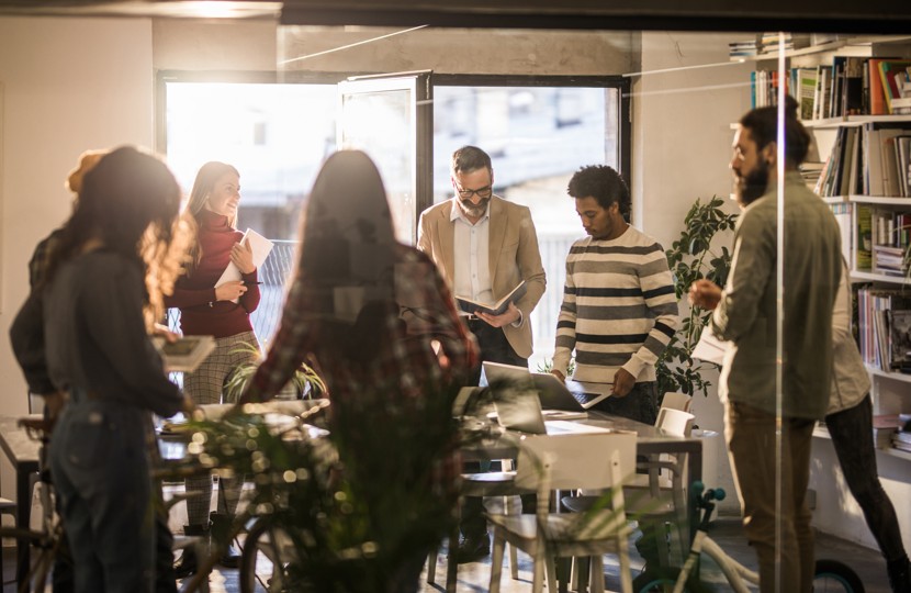People in a Meeting Image