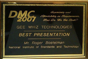 Gee Whiz Technologies Award