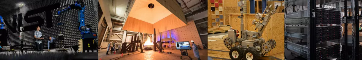 Photos of NIST's testbeds.