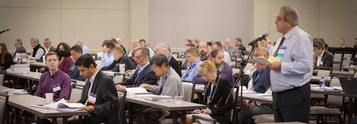 David Sefcik providing OWM technical feedback to an agenda item being heard during the open hearings session of the NCWM Interim meeting (January 2023).  