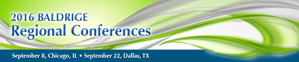 2016 Baldrige Regionals Banner