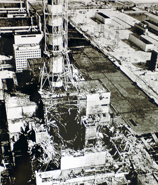 photo of the Chernobyl Unit 4 reactor