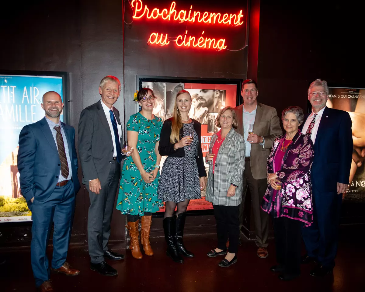 group of people at a movie premiere