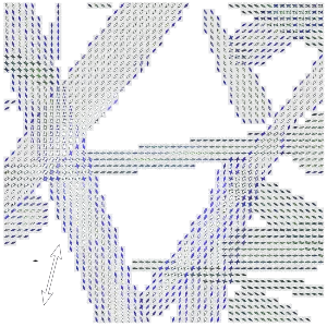 Semicrystalline material for RSoXS simulation
