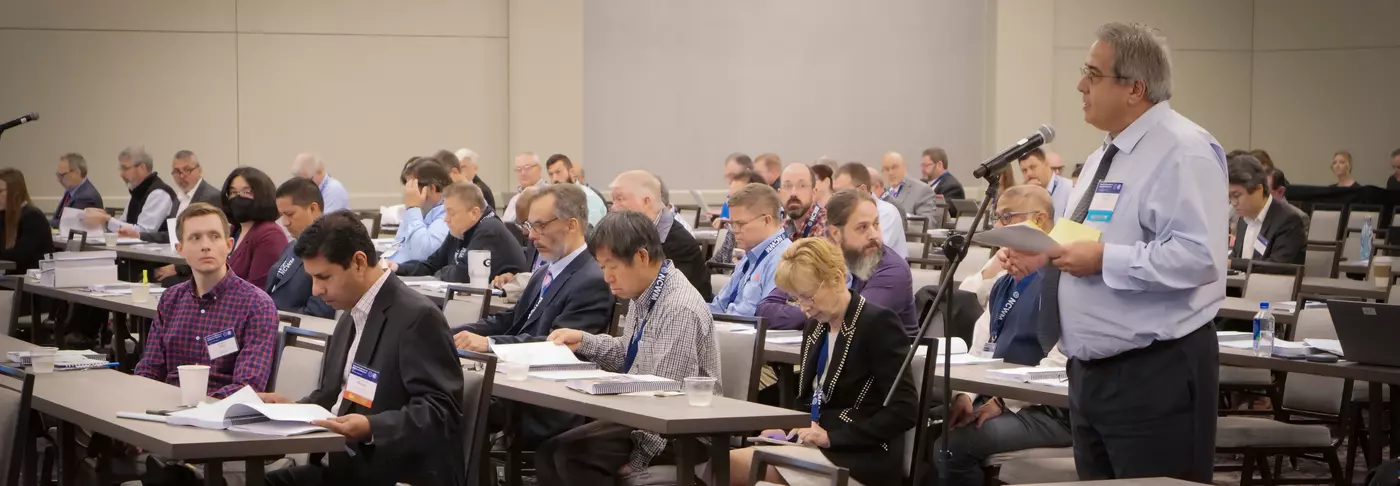 David Sefcik providing OWM technical feedback to an agenda item being heard during the open hearings session of the NCWM Interim meeting (January 2023).  
