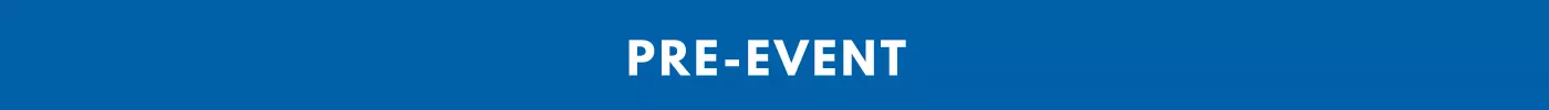 Banner for Pre event training faqs