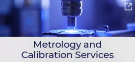 A button navigating to the Metrology & Calibration roadmap page