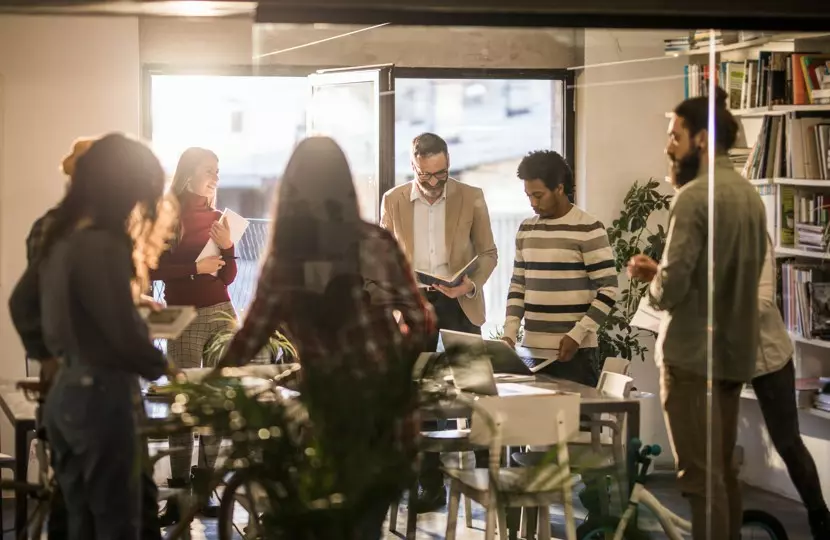 People in a Meeting Image