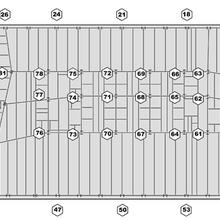 Diagram 1—Typical WTC 7 floor showing locations of columns (numbered)