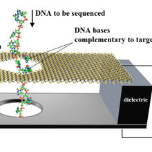 DNA sequencer based on an electronic motion sensor