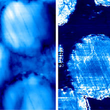 Images from NIST's atomic force microscope