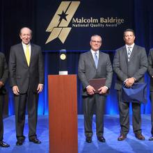 Elevations Credit Union Photo - Baldrige Award Ceremony for 2014 Recipients