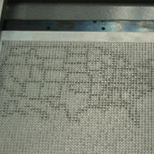 NIST Prototype Tactile Visual Display showing a map of the United States  