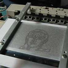 NIST Prototype Tactile Visual Display of a woman's face