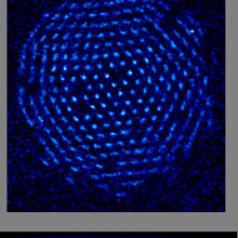 trapped beryllium ions in a hexagonal single-plane crystal