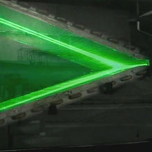 Heat Exchanger with Laser Light