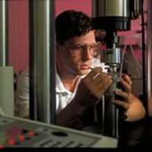 NIST researchers study the effect of machining on the strength of ceramic test samples