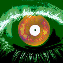 Iris (in an eye) illustration