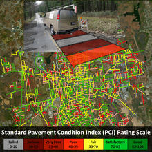 Photo collage of truck and VOTERS data