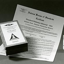 Photo of SRM 1960, the first product made in space