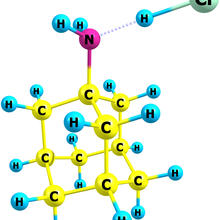 diagram of amantadine hydrochloride structure